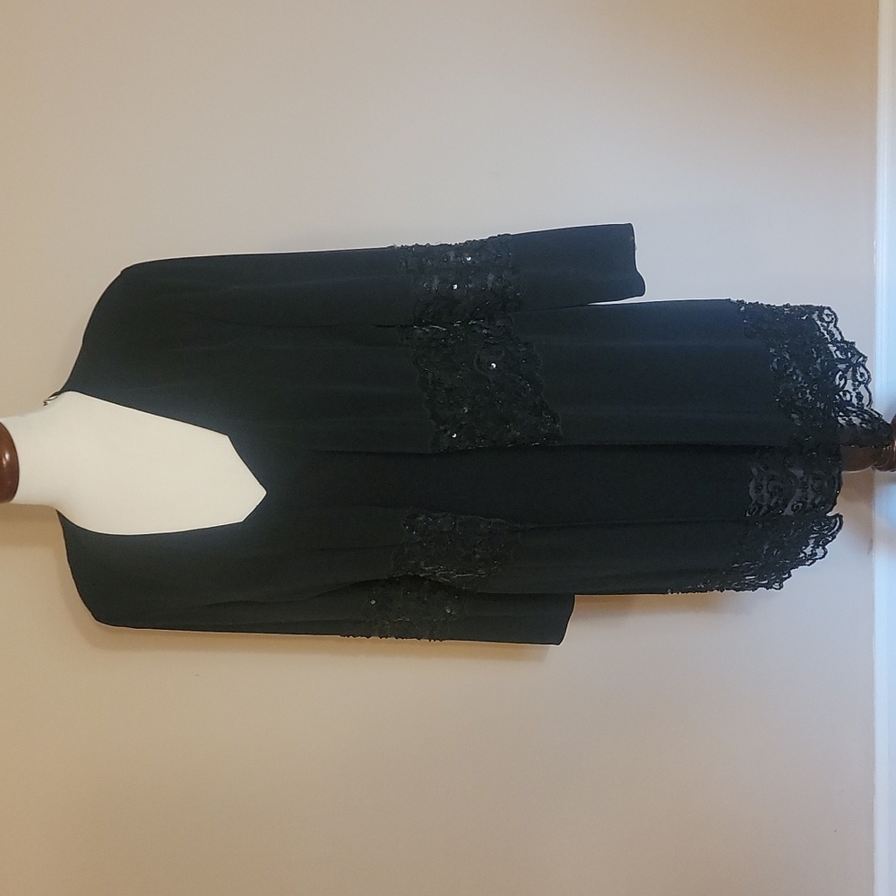 Black cocktail dress w/ jacket
